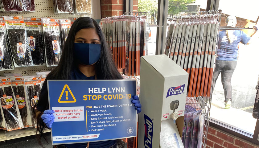 Sayeeda Rahman raising awareness for COVID 19 precautions
