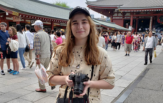 Colleen Doonan holding camera