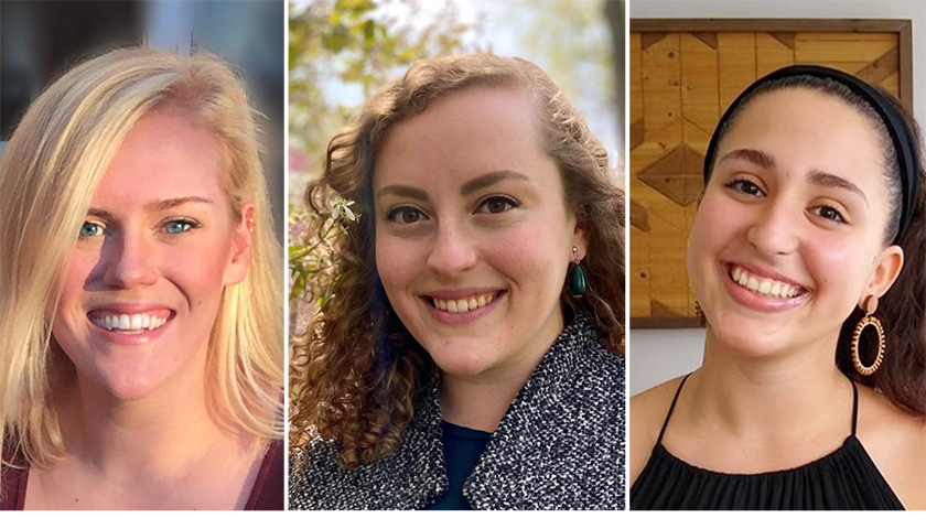 Marit Murry, Regina Roberg, and Zuna Ramos Maza
