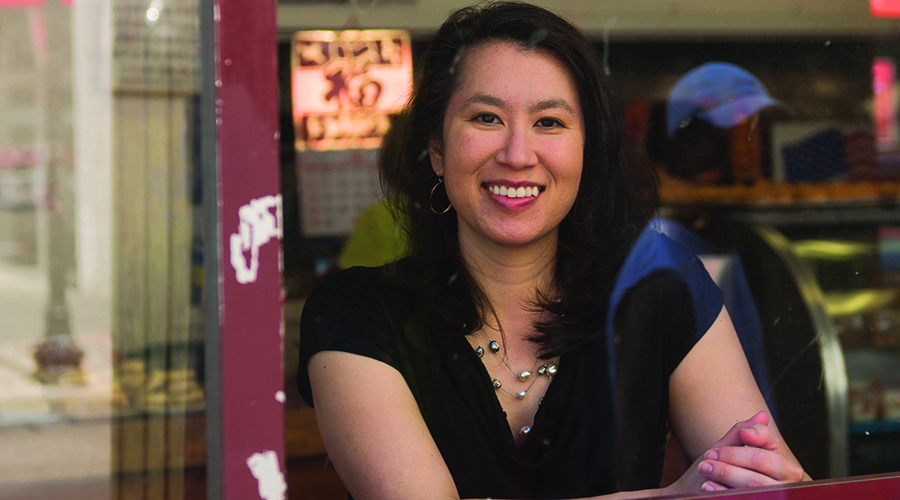 Associate Dean Leah Chan Grinvald poses for a photo