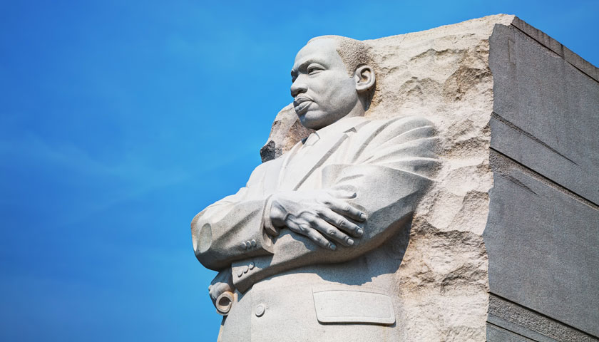 The Martin Luther King, Jr. monument in Washington, DC during the day