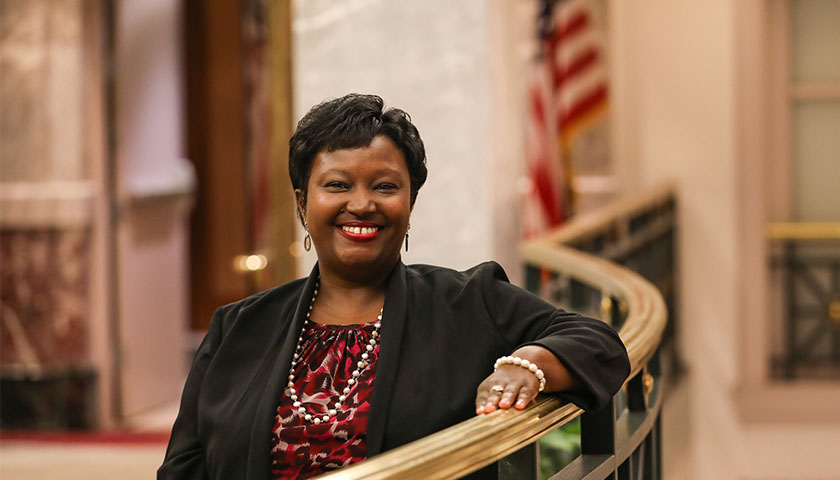 Portrait of Joyya Smith, Suffolk University vice president for diversity, access, and inclusion