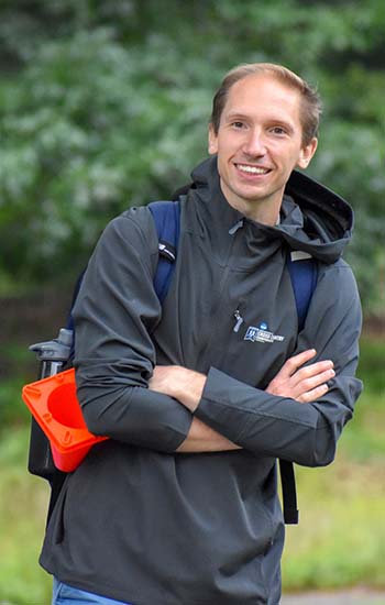 Women's X Country coach Will Feldman