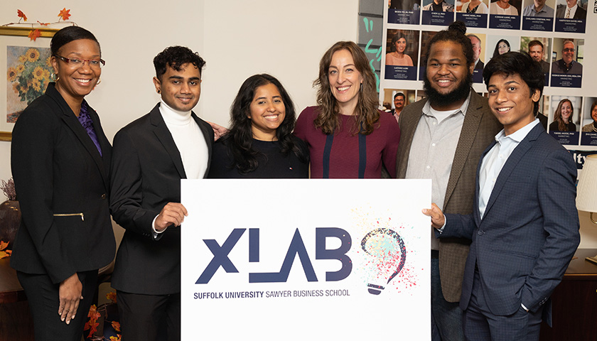 Professor Mujde Yuksel with her X-Lab assistants