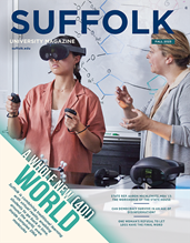 Suffolk University Fall 2023 Magazine cover