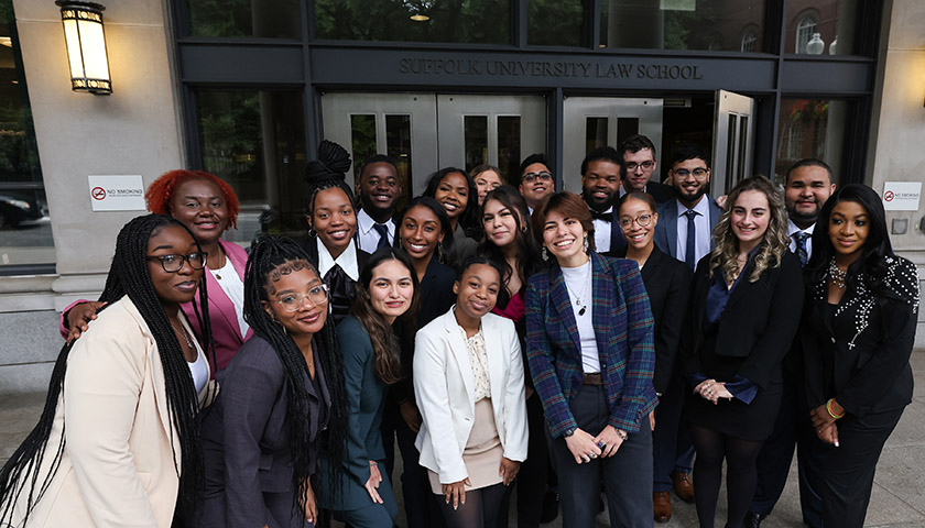 Pre-law Achievers Network students at Suffolk Law