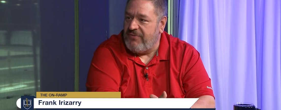 Still image of Frank Irizarry from The On-Ramp YouTube video with his name captioned below