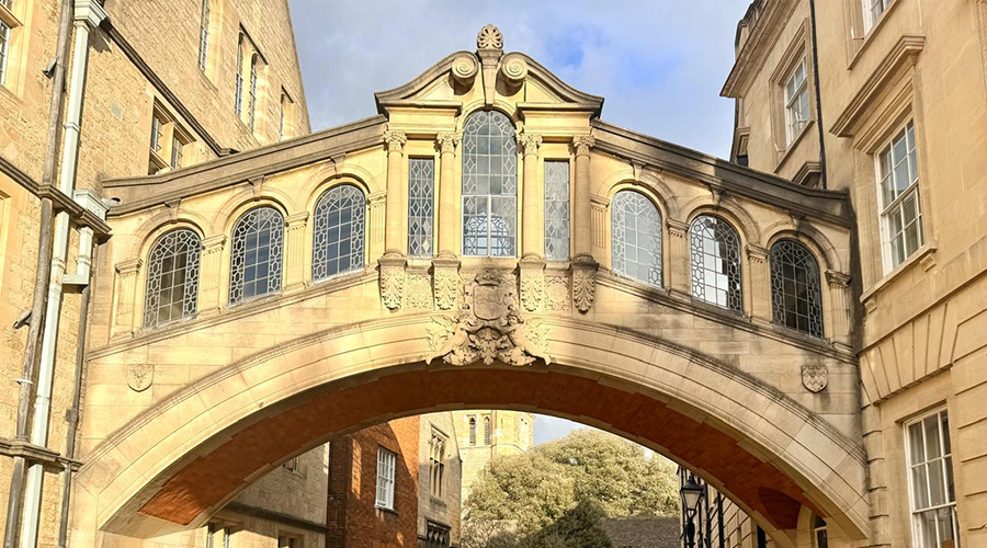 Bridge of Sighs at Oxford University