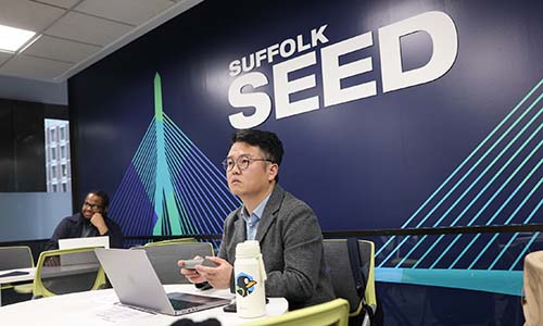 Suffolk Students in the SEED Center