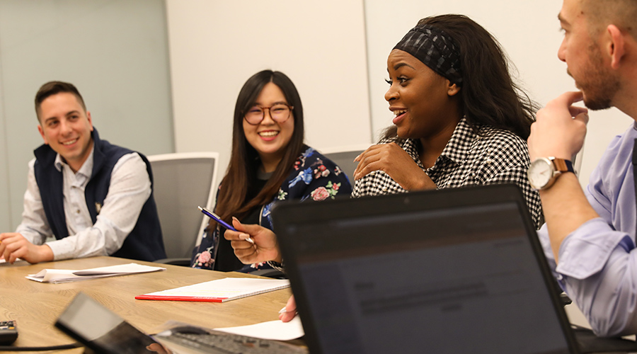 Sawyer Business School Students