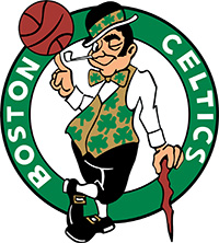 Boston Celtics primary logo featuring Lucky