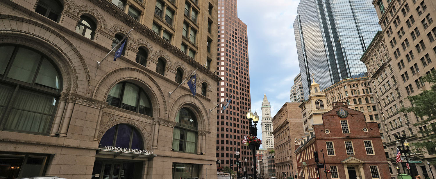Suffolk's vibrant campus is at the heart of Boston's Historic Downtown.