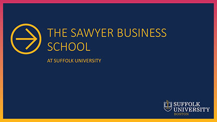 Sawyer Business School title card