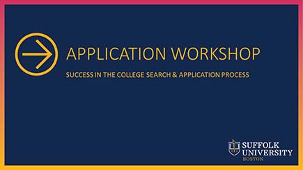 Success in the College Search & Application Process