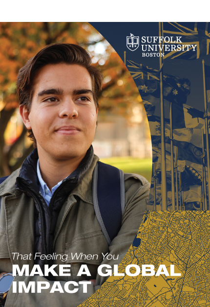 Suffolk University International brochure cover