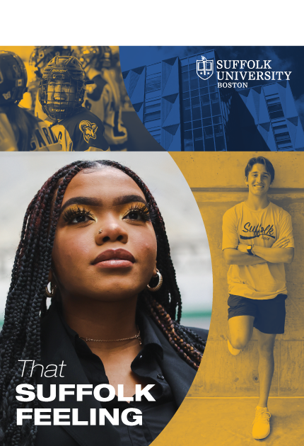 Suffolk University brochure cover